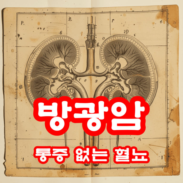 방광암 통증 없는 혈뇨