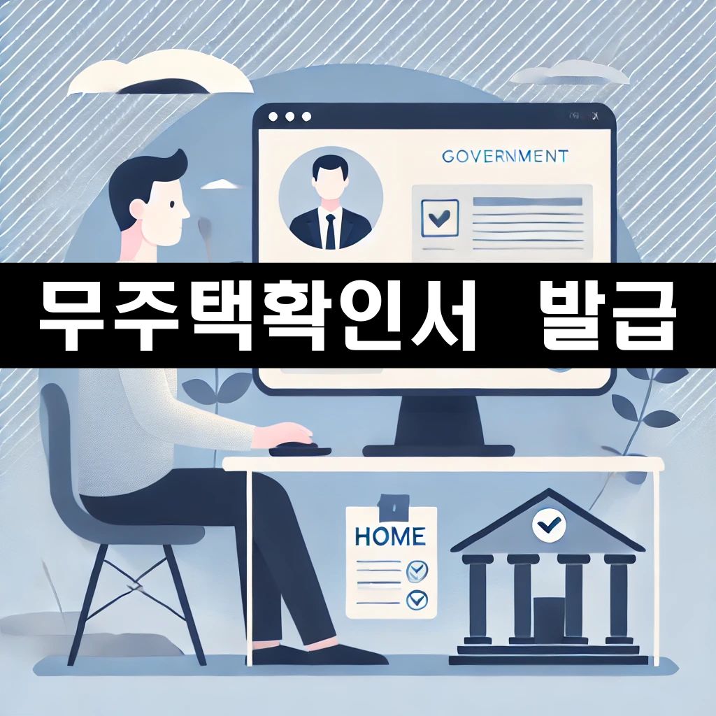 무주택확인서 온라인 발급