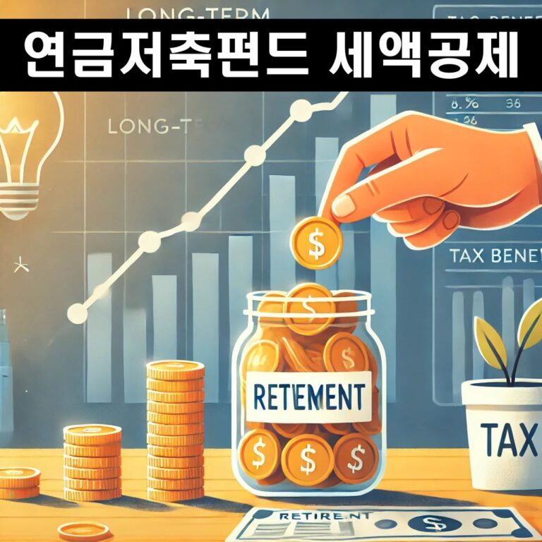 연금저축펀드 세액공제