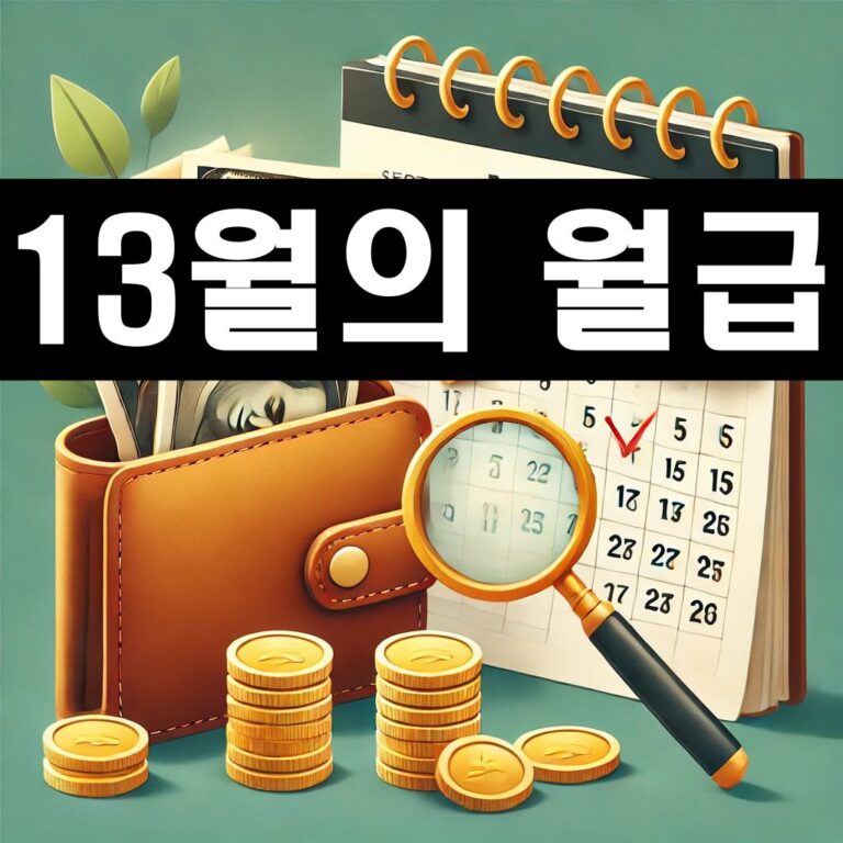 연말정산 13월의 월급