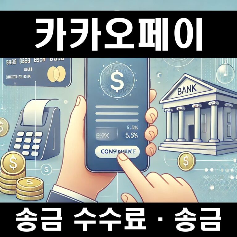 카카오페이 송금 수수료·송금