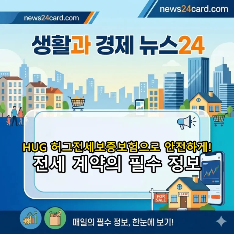 HUG 허그전세보증보험으로 안전한 전세 계약