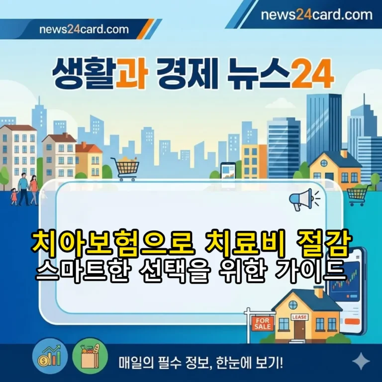 치아보험으로 치료비 절감하는 방법