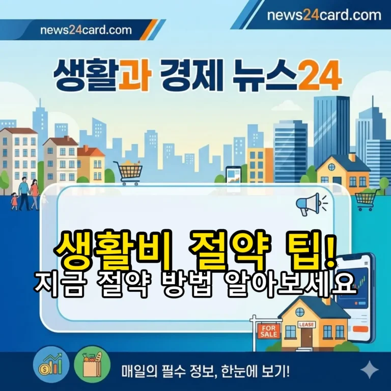 생활비 절약을 위한 팁과 전략