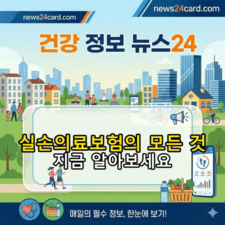 실손의료보험 개념과 특징에 대한 설명