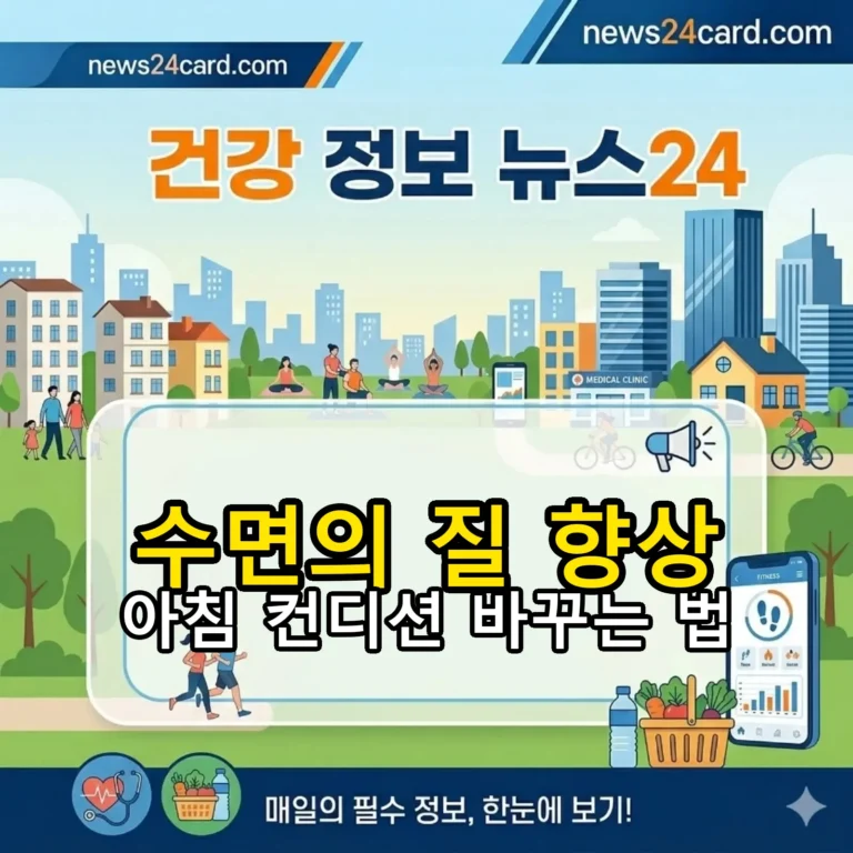 수면의 질을 향상시키는 방법